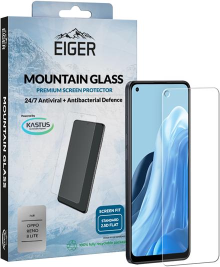 Actual product image Eiger Mountain Glass Clear (1 Piece, Oppo Reno 8 Lite 5G)