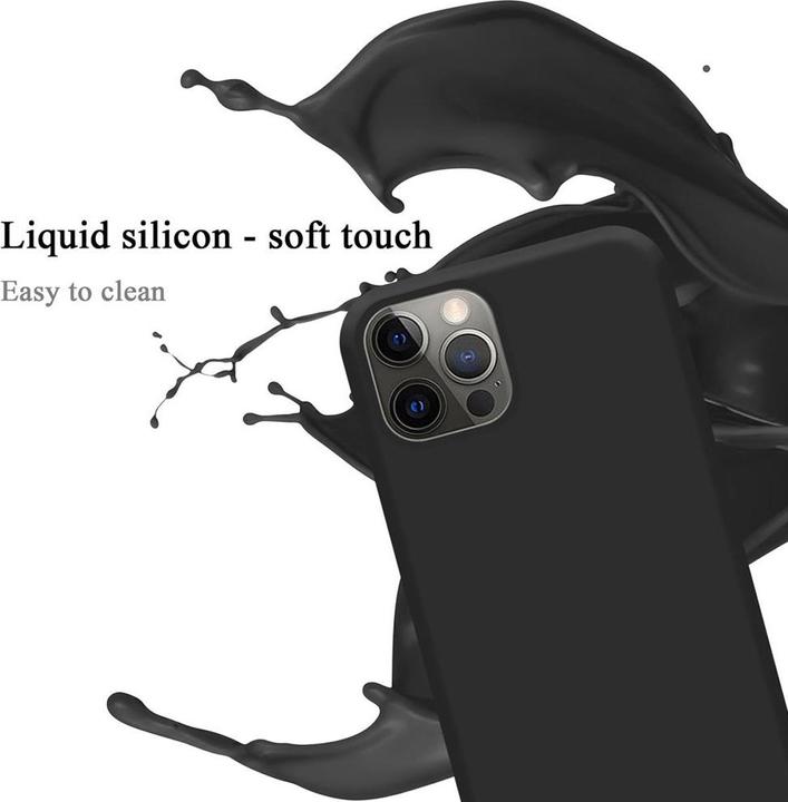 Actual product image Cadorabo TPU Liquid Silicone Case Cover (Apple iPhone 12 Pro Max)