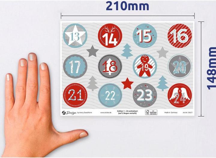 Image du produit Avery Autocollants de Noël