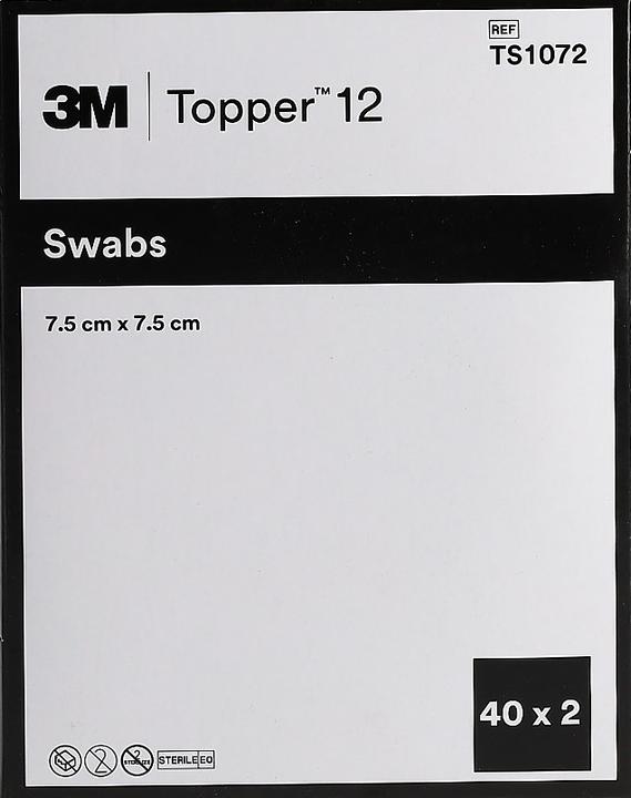 Image du produit Topper 12 NW Compresses 7.5x7.5cm stériles 80 pces