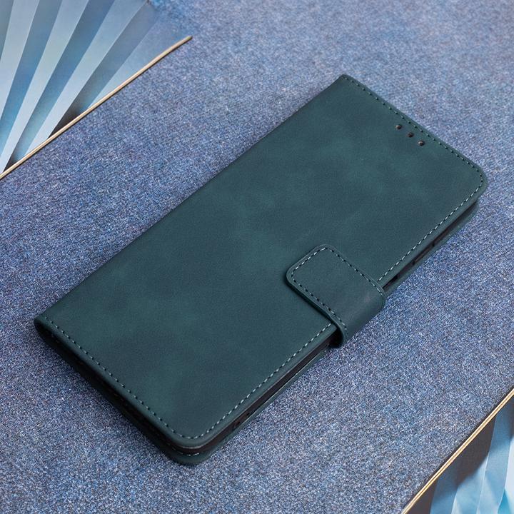 Produktbild OEM Smart Velvet Hülle für Motorola Moto G13 / G23 dunkelgrün (Motorola Moto G13)