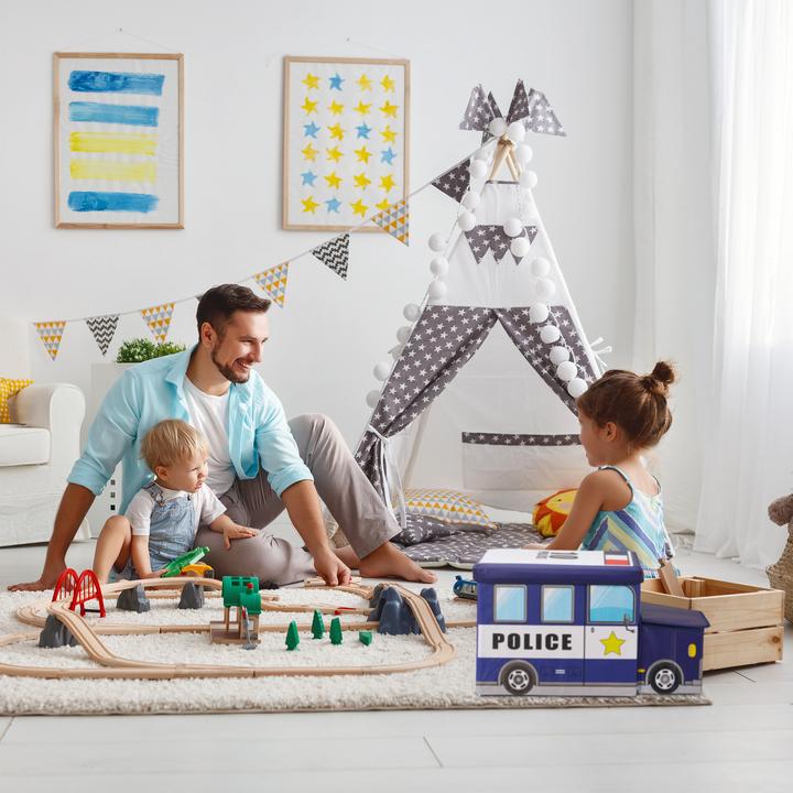 Actual product image Relaxdays Children's Storage Ottoman