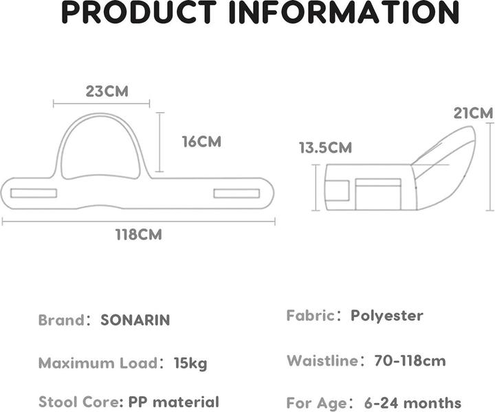 Image du produit Ergobaby Écharpe de portage Aura Mesh