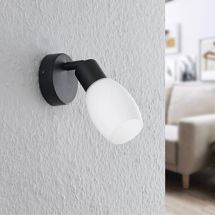 Actual product image Lindby Ilmana LED spotlight with glass, single flame (470 lm, E14)