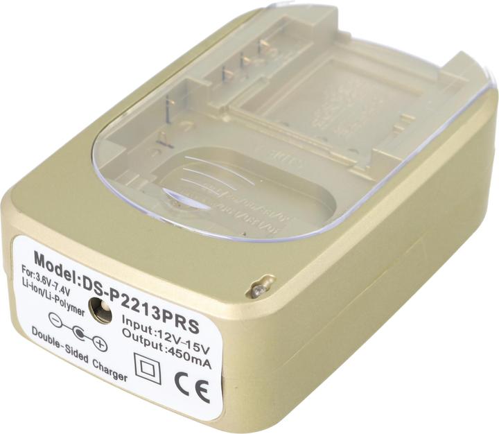 Produktbild AccuCell Double-side charger für Digital-Kamera und Camcorder Li-ion Akku, PEN, RIC, Sanyo (Kamera Akku Ladegerät)