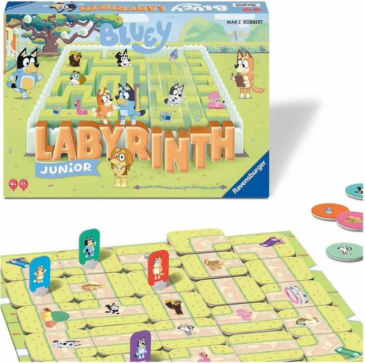 Produktbild Ravensburger Bluey Junior Labyrinth (Deutsch, Spanisch, Französisch, Niederländisch, Italienisch, Portugiesisch, Englisch)