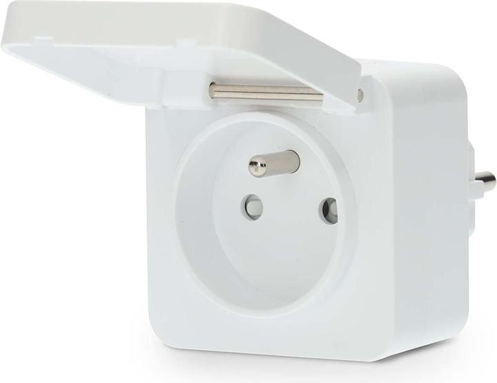Produktbild Nedis SmartLife Smart Stecker Wi-Fi | IP44 | Leistungsmesser | 3680 W | Frankreich / Typ E (CEE 7/6)