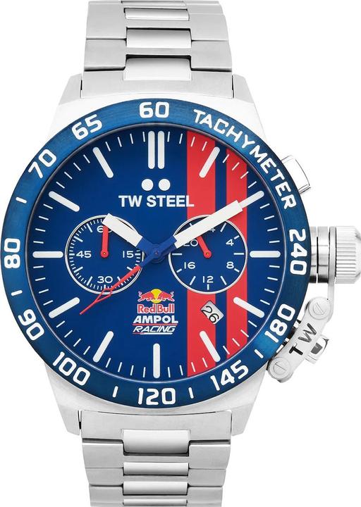 Produktbild TW-Steel CS121 Red Bull Ampol Racing Chronograph Herrenuhr 45mm 10ATM (Chronograph, 45 mm)
