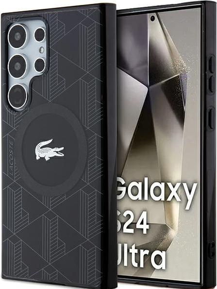 Image du produit Lacoste LCHMS24LUBSK S24 Ultra S928 czarny/black hardcase IML Blend Monogram MagSafe (Samsung Galaxy S24 Ultra)