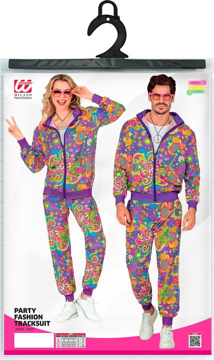 Immagine prodotto Widmann anni 60 - Hippie Flower Power Abbigliamento sportivo (S)