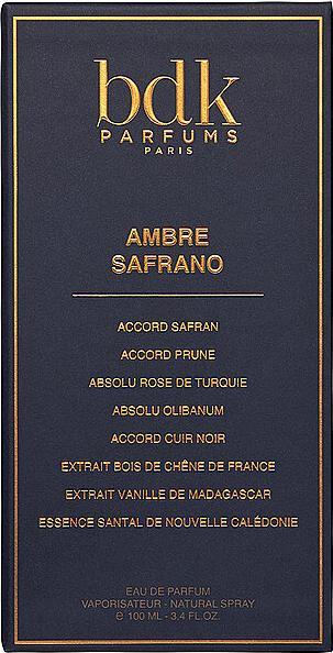 Produktbild Bdk Parfums Paris Ambra Safrano (Eau de Parfum, 100 ml)