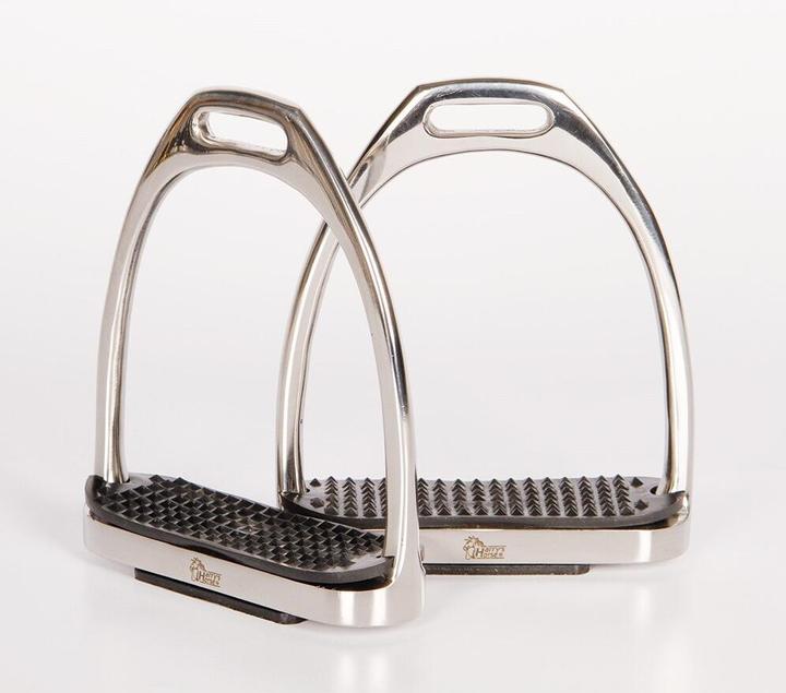 Actual product image Harry's Horse standard stainless steel riding stirrups