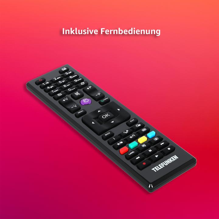 Actual product image Telefunken XF32N750M-W TV 32 inch Full HD LED TV with triple tuner, white (32", LED, Full HD, 2024)