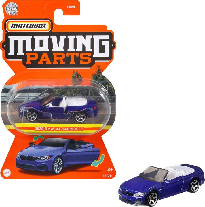 Actual product image Matchbox Cars with moving parts range