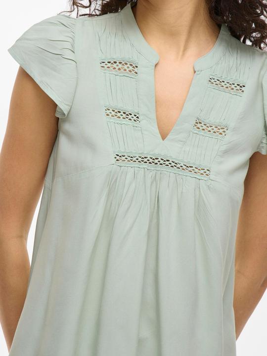Actual product image Vila VIVISIA V-Ausschnitt Oberteil mit angeschnittenen Ärmeln (34)