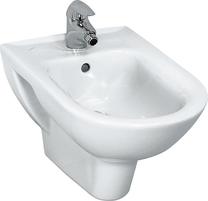 Produktbild Laufen Wand-Bidet PRO 1 HL 2 seit Löcher f W-Anschl weiss
