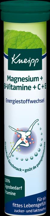 Immagine prodotto Kneipp Natürliches Magnesium + B-Vitamine + C + E (20 Pezzo/i, Compressa effervescente)
