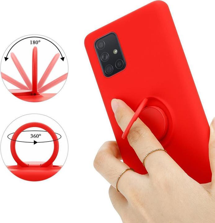 Actual product image Cadorabo TPU Liquid Ring Silicone Case Cover (Samsung Galaxy A71)