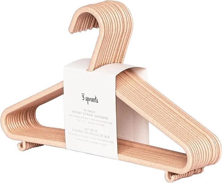 Image du produit 3 Sprouts Paille de blé Cintre rose (15 x)