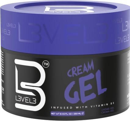 Produktbild L3vel3 Creme-Haargel Mittlerer Halt und Volumen 250ml (Haargel, 250 ml)