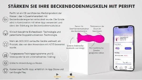 Perifit Kegel Exerciser With App (140 g)