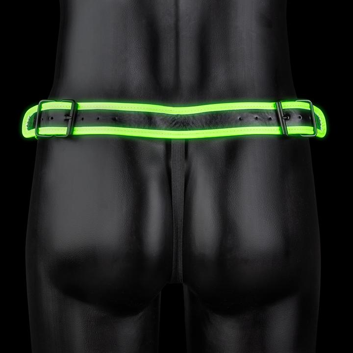 Actual product image Ouch! Buckle Jock Strap - Glow in the Dark (L)
