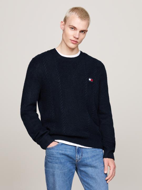 Image du produit Tommy Hilfiger Slim Fit Trui Gebreid - Donkerblauw - Maat L (L)
