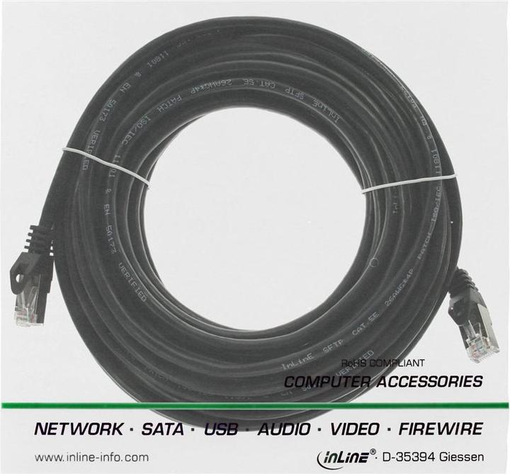 Actual product image InLine Network cable (SF/UTP, CAT5e, 50 m)