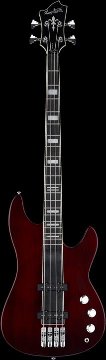 Image du produit Hagstrom Guitare basse, Super Swede, Natural Mahogany (Guitare électrique, Acajou naturel)