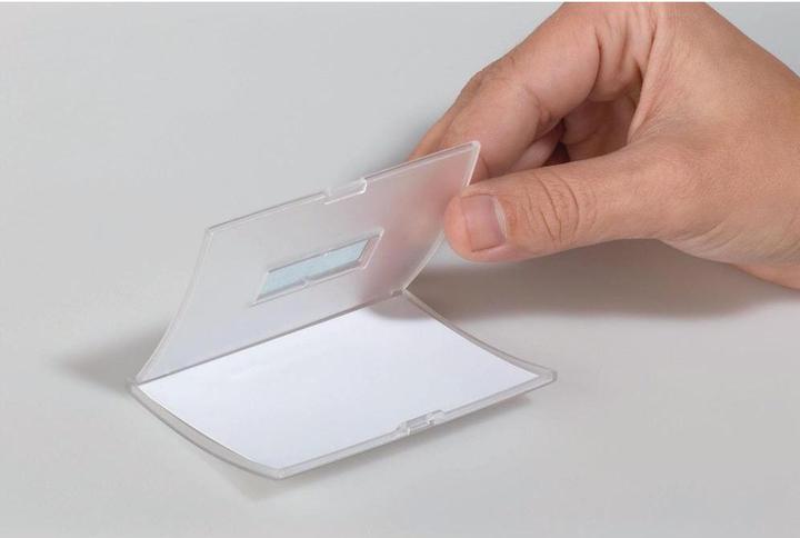 Actual product image Durable Click Fold name tag with magnet