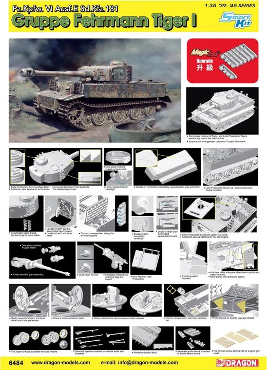 Immagine prodotto 1:35 Sd.Kfz.181 Pz.Kpfw.VI Ausf.E TigerI