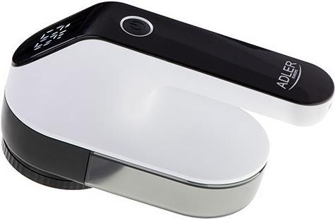 Adler | Rimuovi pelucchi LCD | AD 9618 | Bianco/Nero | Batteria ricaricabile