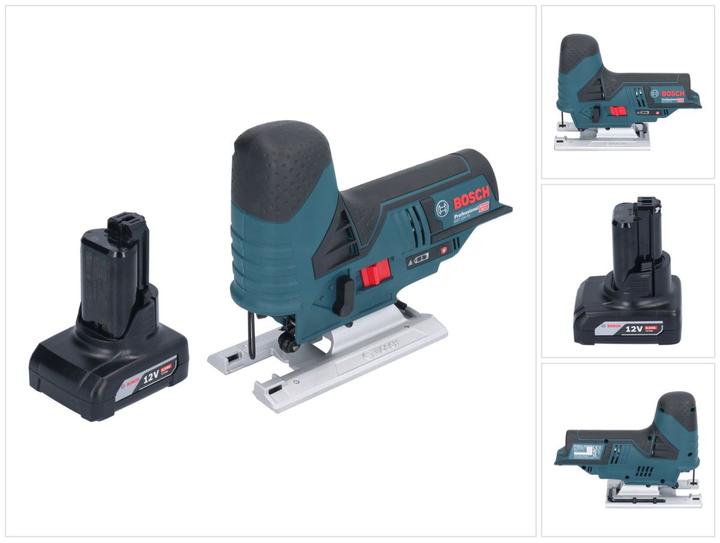 Actual product image Bosch Professional Bosch GST 12V-70 Professional battery jigsaw 12 V 70 mm + 1x battery 6.0 Ah - without charger