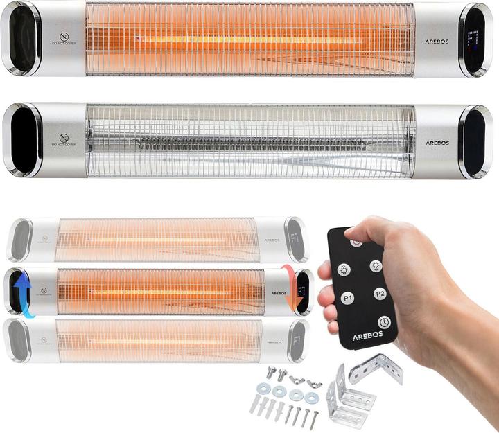 Arebos Infrarot Heizstrahler (2000 W)