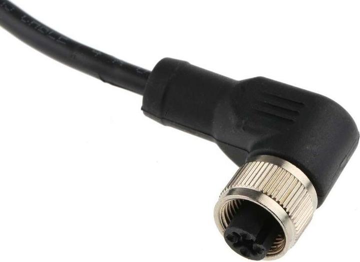 Image du produit Rs Pro M12 Connector Female Angled,4W, 5m