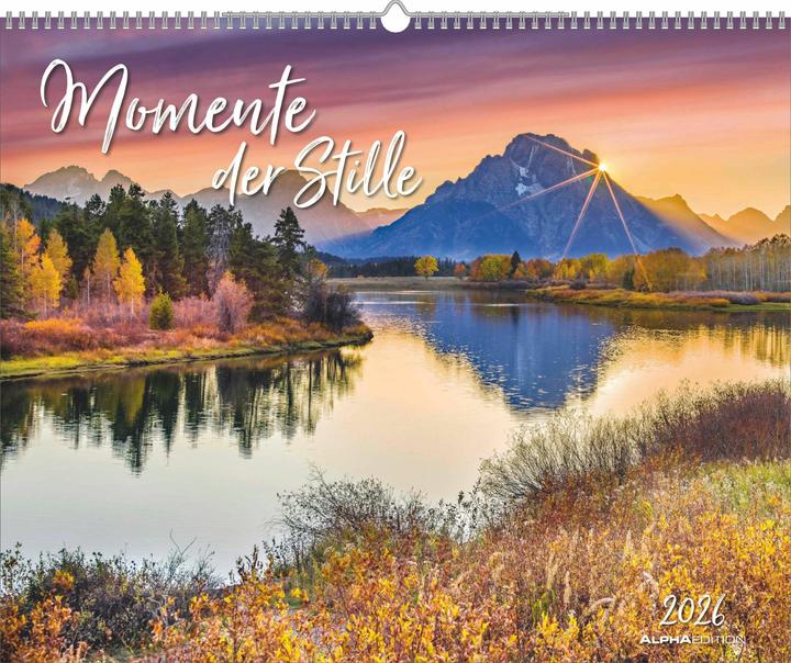 Actual product image Momente der Stille - Wandkalender mit inspirierenden Motiven und Zitaten im Format 52 x 42,5 (German)
