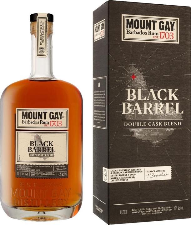 Mount Gay 1703 BLACK BARREL Barbados Rum 43% Vol. 1l in Geschenkbox