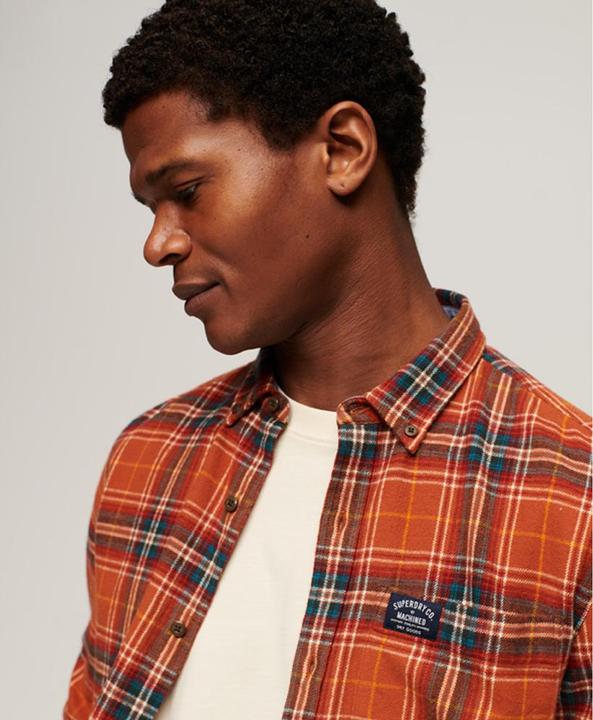Actual product image Superdry Long-sleeved lumberjack shirt in organic cotton (S)