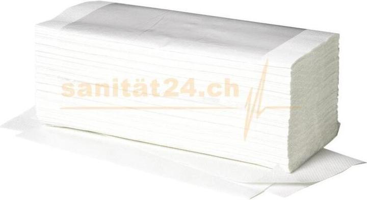 Actual product image Fripa Towel paper IDEAL, 250 x 330 mm, C-fold, bright white 1-ply, made of 100% cellulose, tear-resistant (1 x)