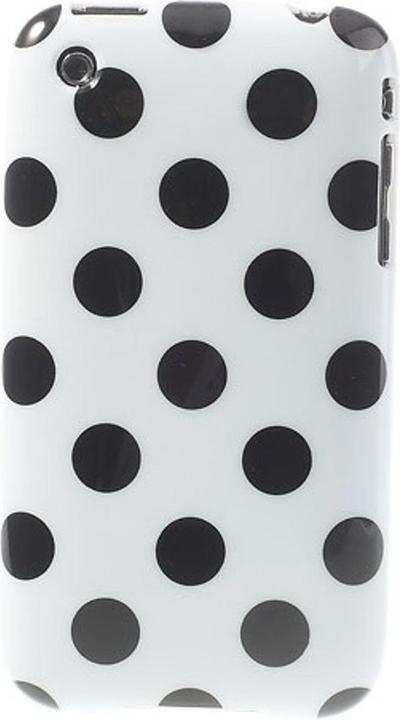 Produktbild König Design Schutzhülle für Handy Apple iPhone 3 3G 3GS weiss/schwarz (Apple iPhone 3G, Apple iPhone 3GS)