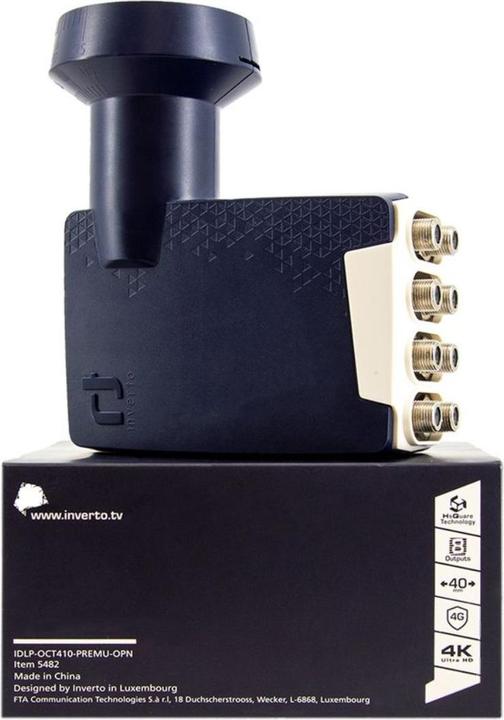Actual product image inverto IDLP-OCT410-PREMU-OPN (Octo LNB, 40mm)