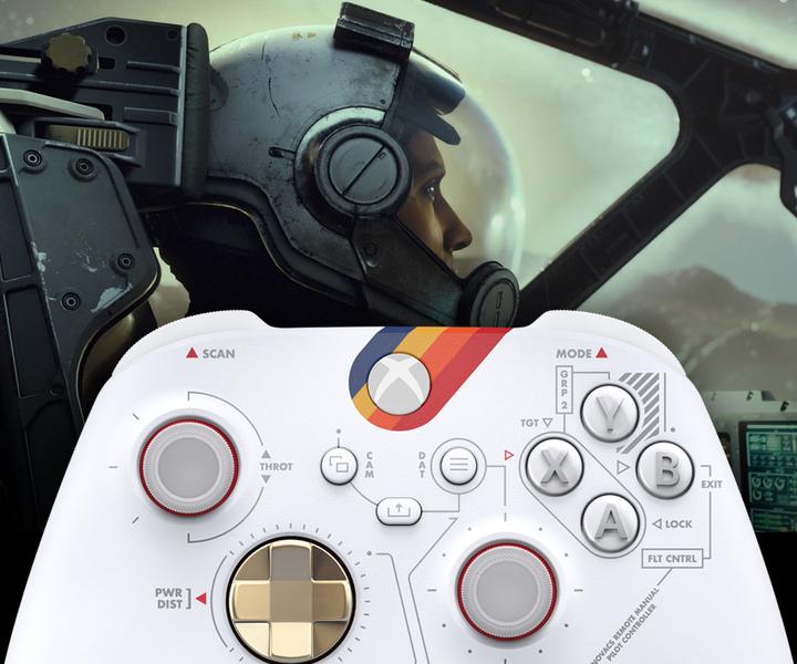 Actual product image Microsoft Xbox Wireless Controller - Starfield (Special Edition) (Xbox One S, Xbox Series S, PC, Xbox Series X, Xbox One X)