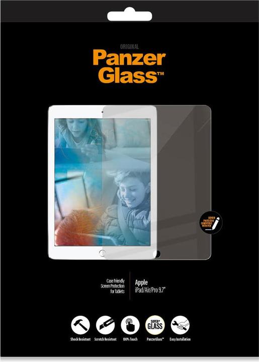 Actual product image PanzerGlass Real (1 Piece, iPad Pro 9.7 2016 (1. Gen), iPad 2017 (5th gene), iPad 2018 (6th gene), iPad Air, iPad Air 2014 (2. Gen))