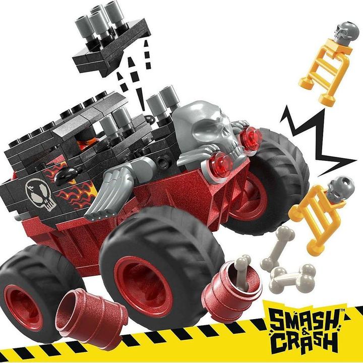 Actual product image Hot Wheels MEGA HW MT Bone Shaker Crash Set