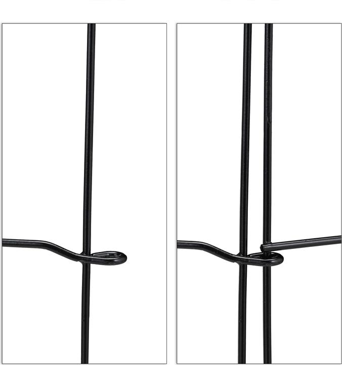 Actual product image Relaxdays Bed fence 4pcs. (186 cm)