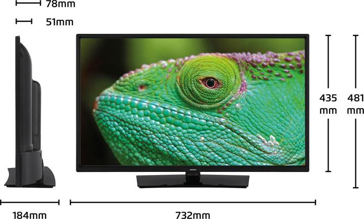 Produktbild Lenco LED-3263BK 32-Zoll Android-Smart-TV (32", LED, HD ready)