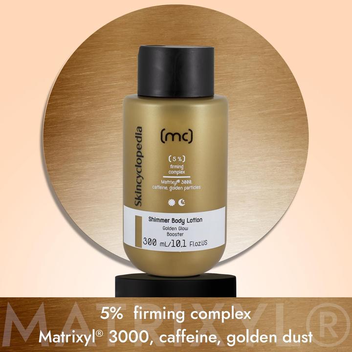 Produktbild Skincyclopedia Shimmer Firming Body Lotion with 5% Matrixyl, Caffeine and Squalane 300ml (Körperlotion, 300 ml)