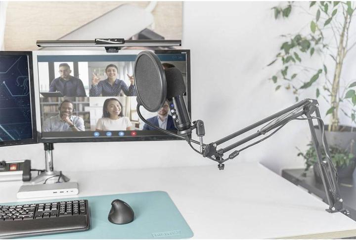 Produktbild Digitus Mikrofon USB inkl. Halterung 1,5m schwarz