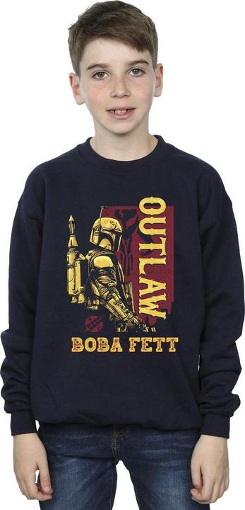 Image du produit Star Wars - Sweat THE BOOK OF BOBA FETT DISTRESSED OUTLAW - Garçon (140, 146)
