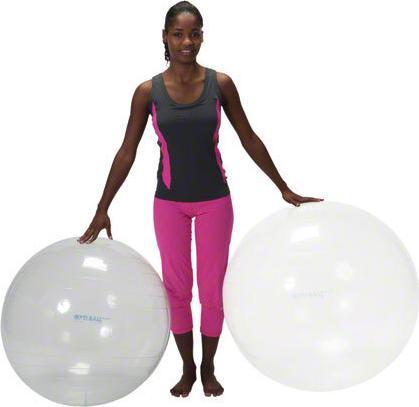 Actual product image Sport 2000 GYMNIC exercise ball 75 cm transparent Size: 75 (75 cm)